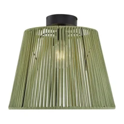Buiten plafondlamp met groen touw IP54 - Jayla