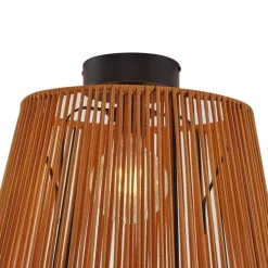 Buiten plafondlamp met oranje touw IP54 - Jayla