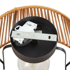 Buiten plafondlamp met oranje touw IP54 - Jayla