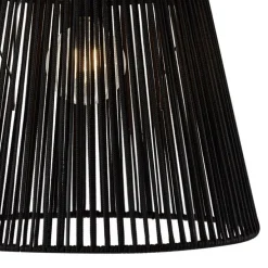 Buiten plafondlamp met zwart touw IP54 - Jayla