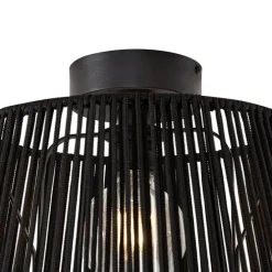 Buiten plafondlamp met zwart touw IP54 - Jayla