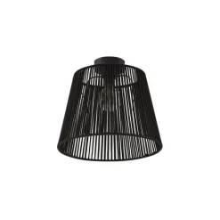 Buiten plafondlamp met zwart touw IP54 - Jayla