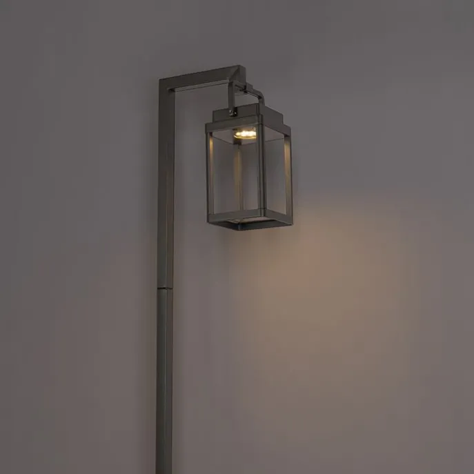 Buiten prikspot donkergrijs incl. LED oplaadbaar - Yara