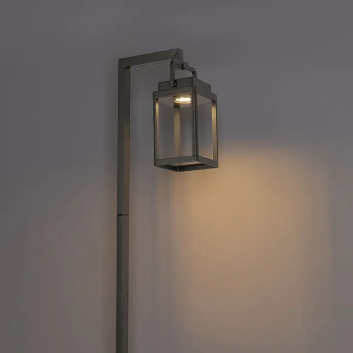 Buiten prikspot donkergrijs incl. LED oplaadbaar - Yara