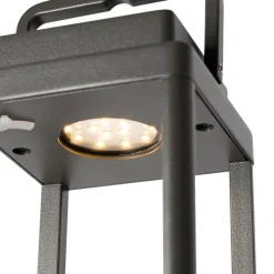 Buiten tafellamp donkergrijs incl. LED oplaadbaar - Yara