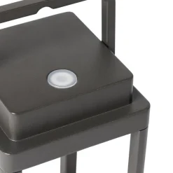 Buiten tafellamp donkergrijs incl. LED oplaadbaar - Yara