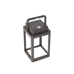 Buiten tafellamp donkergrijs incl. LED oplaadbaar - Yara