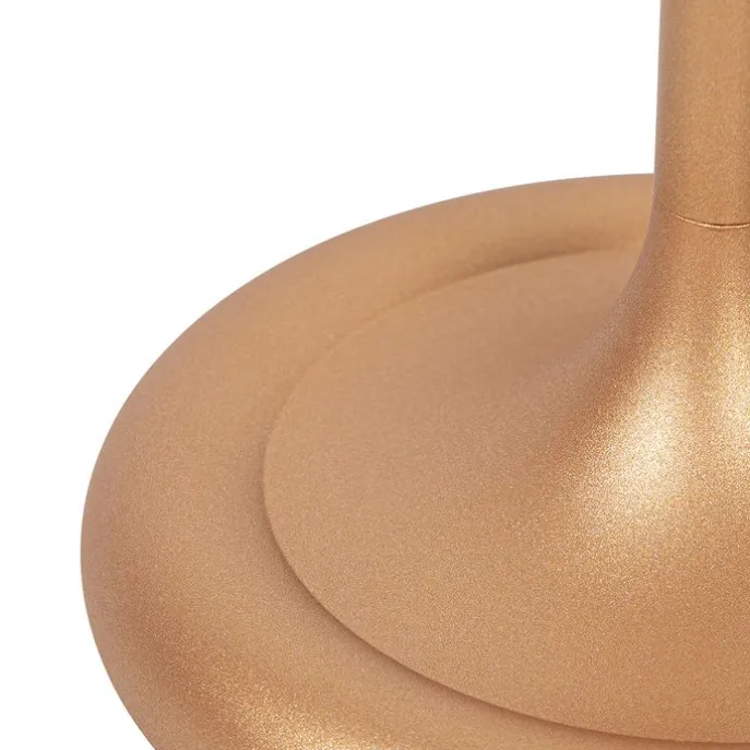 Buiten tafellamp goud incl. LED met touch dimmer oplaadbaar - Sjarel