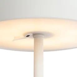 Buiten tafellamp mushroom wit oplaadbaar 3-staps dimbaar - Keira