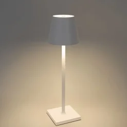 Buiten tafellamp wit incl. LED met touch dimmer oplaadbaar - Janet