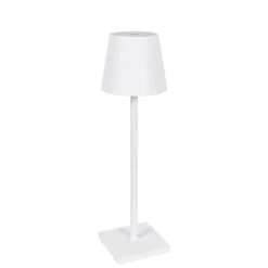 Buiten tafellamp wit incl. LED met touch dimmer oplaadbaar - Janet
