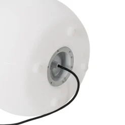 Buiten vloerlamp bloempot wit IP44 - Flowerpot