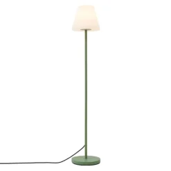 Buiten vloerlamp groen met witte kap IP65 - Virginia