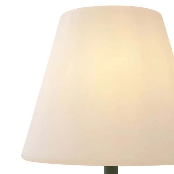 Buiten vloerlamp groen met witte kap IP65 - Virginia