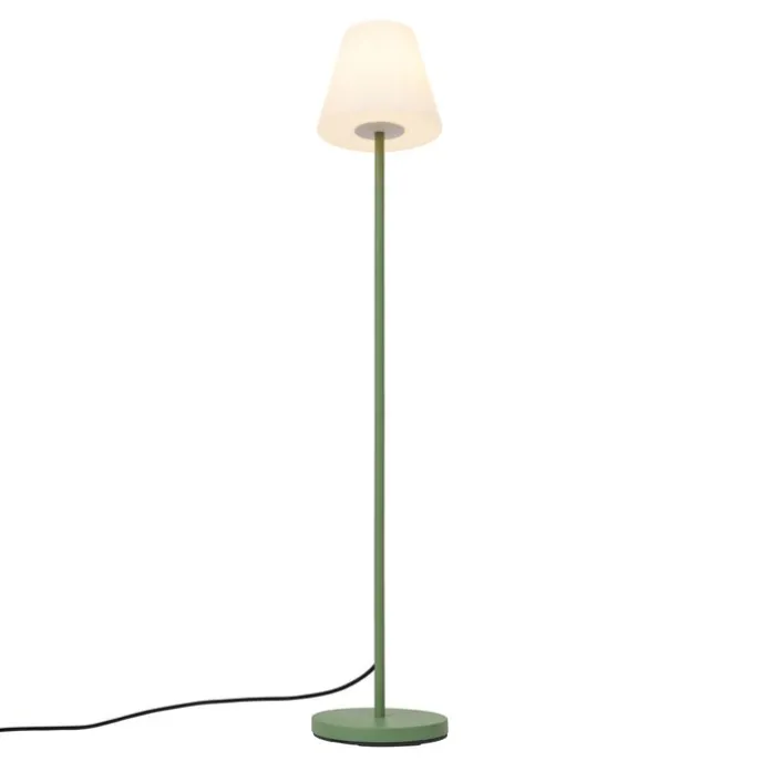 Buiten vloerlamp groen met witte kap IP65 - Virginia