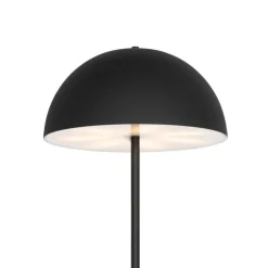 Buiten vloerlamp mushroom zwart oplaadbaar 3-staps dimbaar - Keira