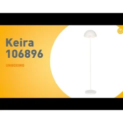 Buiten vloerlamp mushroom wit oplaadbaar 3-staps dimbaar - Keira