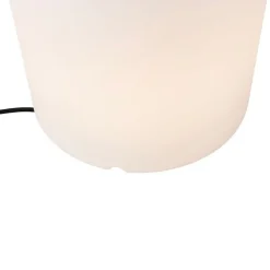 Buiten vloerlamp wit 60 cm bloempot IP65 - Verano