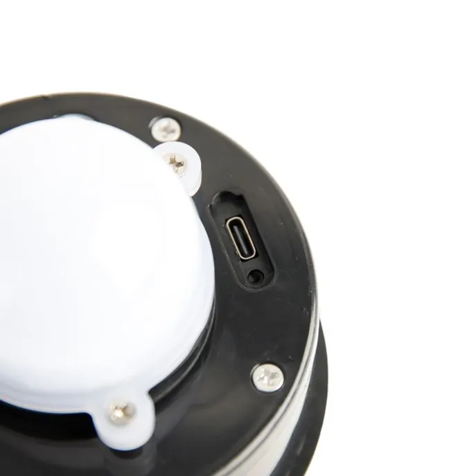 Buiten vloerlamp wit incl. LED 3-staps dimbaar op solar - Ferre