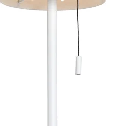 Buiten vloerlamp wit incl. LED 3-staps dimbaar op solar - Ferre