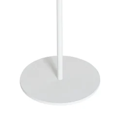 Buiten vloerlamp wit incl. LED 3-staps dimbaar op solar - Ferre