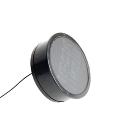 Buiten vloerlamp wit incl. LED 3-staps dimbaar op solar - Ferre