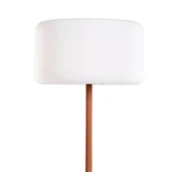 Buiten vloerlamp wit incl. LED dimbaar solar oplaadbaar IP65 - Chloe Plant