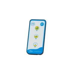 Buiten vloerlamp wit incl. LED IP54 oplaadbaar met afstandsbediening - Santorini