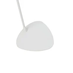 Buiten vloerlamp wit incl. LED IP54 oplaadbaar met afstandsbediening - Santorini