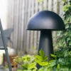Buiten vloerlamp zwart 50 cm - Mushroom