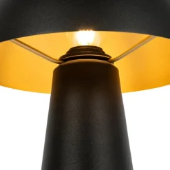 Buiten vloerlamp zwart 50 cm - Mushroom