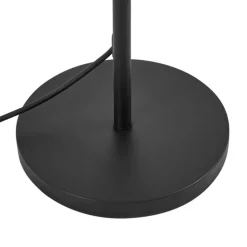 Buiten vloerlamp zwart met kap oranje touw IP44 - Virginia Jayla