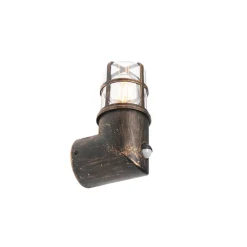 Buiten wandlamp antiek goud IP54 met bewegingssensor - Kiki