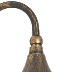 Buiten wandlamp antiek goud IP44 incl. bewegingsmelder - Daphne