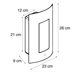 Buiten wandlamp antraciet IP44 schemersensor - Emmerald