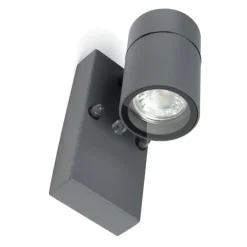 Buiten wandlamp antraciet IP44 met schemersensor - Solo
