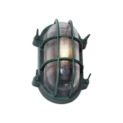 Buiten wandlamp groen ovaal IP44 - Noutica