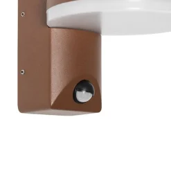 Buiten wandlamp roestbruin incl. LED IP54 bewegingssensor - Esmee