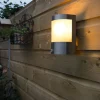 Buiten wandlamp RVS schemersensor - Mira