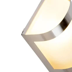 Buiten wandlamp RVS schemersensor - Mira