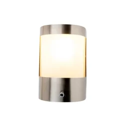 Buiten wandlamp RVS schemersensor - Mira