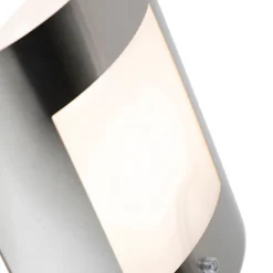 Buiten wandlamp staal IP44 schemersensor - Emmerald