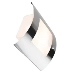 Buiten wandlamp staal IP44 schemersensor - Emmerald