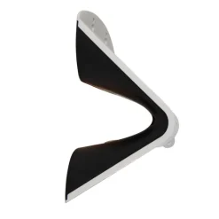 Buiten wandlamp wit 21,5 cm met dimlicht en sensor op solar - Daya