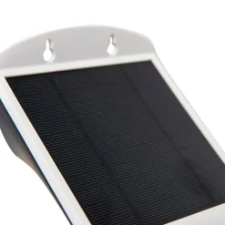 Buiten wandlamp wit 21,5 cm met dimlicht en sensor op solar - Daya