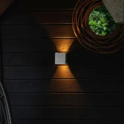 Buiten wandlamp wit incl. LED 2-lichts IP54 - Edwin