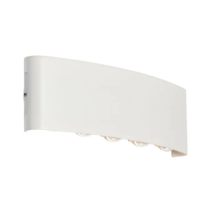 Buiten wandlamp wit incl. LED 10-lichts IP54 - Silly