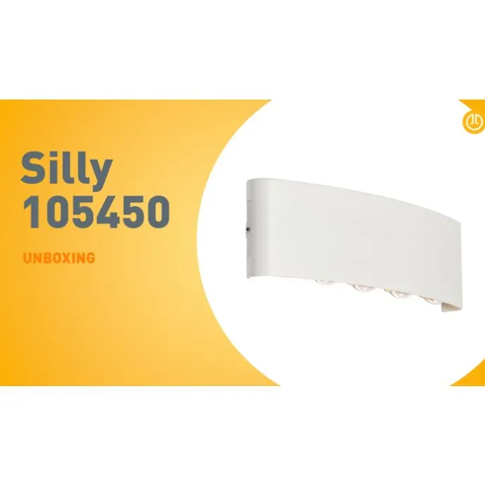Buiten wandlamp wit incl. LED 10-lichts IP54 - Silly