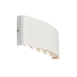 Buiten wandlamp wit incl. LED 10-lichts IP54 - Silly
