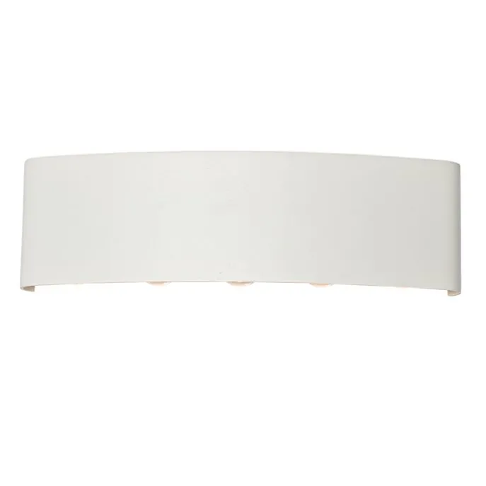 Buiten wandlamp wit incl. LED 10-lichts IP54 - Silly